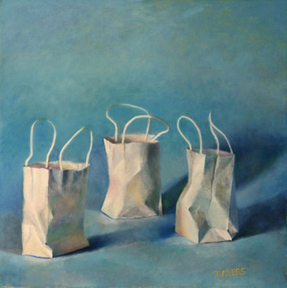 Three White Bags